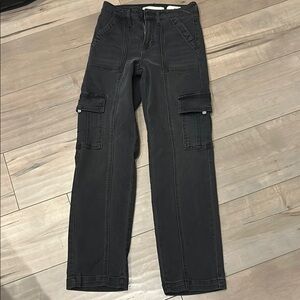 Altar’d State Black denim Cargo Pants jeans